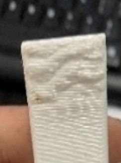 High overhang angle deformation